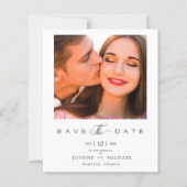 封筒モダン付きインスタントフォトカップル (正面)