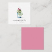 封筒ユニーク付きミニクリスマスギフトタグ ノートカード (正面/裏面)