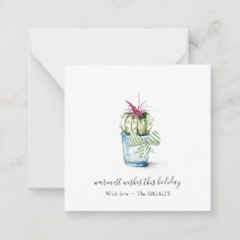 封筒ユニーク付きミニクリスマスギフトタグ ノートカード