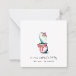 封筒ユニーク付きミニクリスマスギフトタグ ノートカード