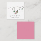 封筒ユニーク付きミニクリスマスギフトタグ ノートカード (正面/裏面)