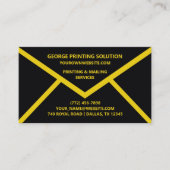 封筒ユニーク型名刺 名刺 (正面)