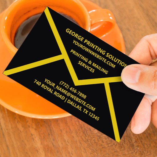 封筒ユニーク型名刺 名刺