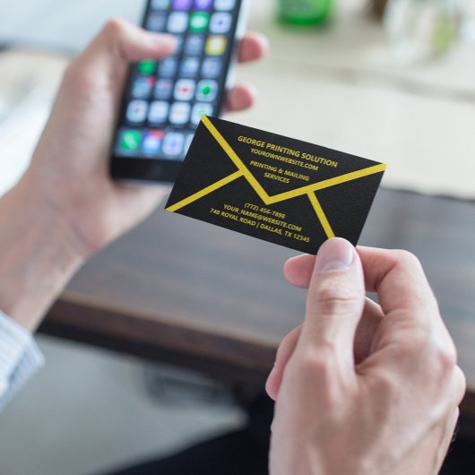 封筒ユニーク型名刺 名刺