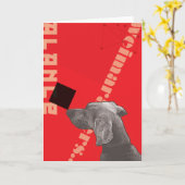 封筒付き赤空白のグラフィックWEIMグリーティングカード カード (黄色い花)