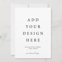 封筒付き5 x 7インチ招待状カード