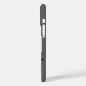 封筒名刺のレターと灰色の背景 Case-Mate iPhoneケース (裏面 / 左)