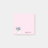 封筒注かわいらし記の花 ポストイット (正面)