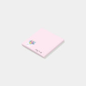 封筒注かわいらし記の花 ポストイット (アングル)