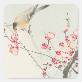 封筒用シールステッ日本のク： WOODBLOCK スクエアシール