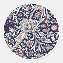 封筒用シール: WILLIAM MORRIS ：トレントデザイン
