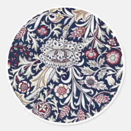 封筒用シール: WILLIAM MORRIS ：トレントデザイン ラウンドシール