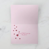 封筒結婚に入ったアニバーサリーノート シーズンカード (内部)