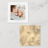 封筒結婚付きカスタムの写真カード ノートカード (正面/裏面)