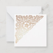 封筒結婚付きカスタムの写真カード ノートカード (裏面)