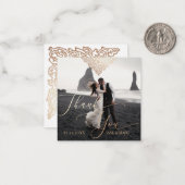 封筒結婚付きカスタムの写真カード ノートカード (正面/裏面インサイチュ)