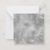 封筒結婚付きカスタムの写真カード ノートカード (裏面)