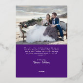 封筒結婚付きホイルカードあり 箔シーズンカード (裏面)