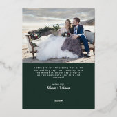 封筒結婚付きホイルカードあり 箔シーズンカード (裏面)