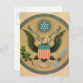 封素晴らし印統一された州, c.1850 ポストカード (正面/裏面)