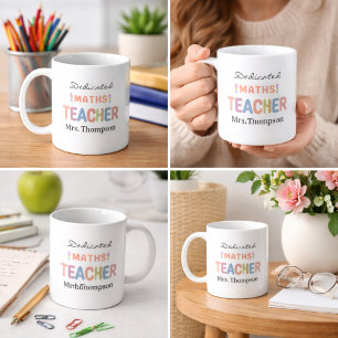 専任の数学教師 個人名入り コーヒーマグカップ
