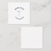 専任の麻酔医 スクエア名刺 (正面/裏面)