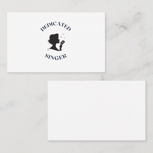 専任歌手 名刺 (正面/裏面)