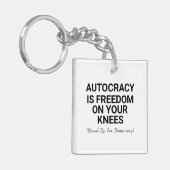 専制は膝上の自由 キーホルダー (正面左)