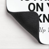 専制は膝上の自由 マウスパッド (コーナー)