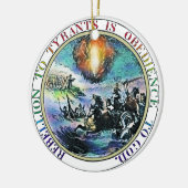 専制君主のクラシックなオーナメントへの暴動 セラミックオーナメント (左)