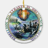 専制君主のクラシックなオーナメントへの暴動 セラミックオーナメント (裏面)