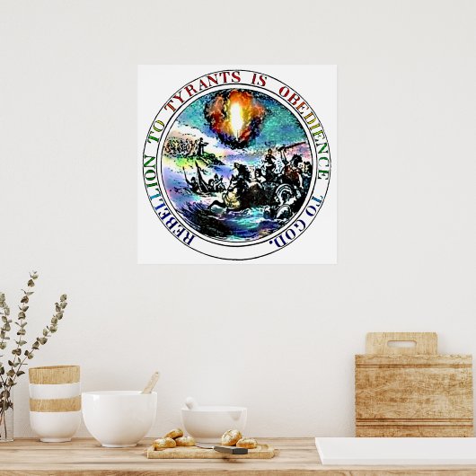 専制君主への反乱は神のポスターに服従する ポスター (キッチン)