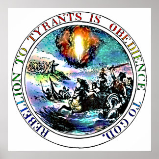 専制君主への反乱は神のポスターに服従する ポスター