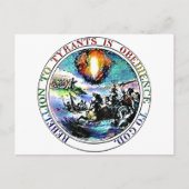 専制君主への反乱は神への服従 ポストカード (正面)