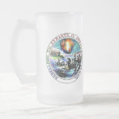 専制君主への暴動は神へ従順です フロストグラスビールジョッキ (左)