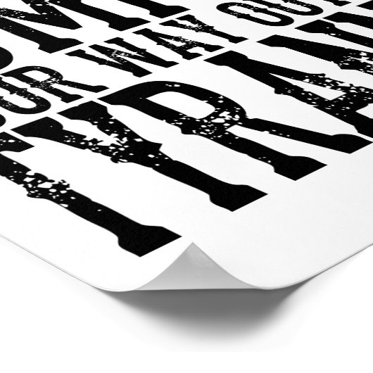 専制政治の道は遵守し難し ポスター (角)