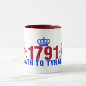 専制政治への死 マグカップ (中央)