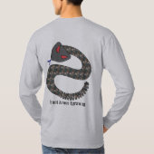 専制政治を捜して下さい Tシャツ (裏面)