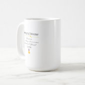 専務取締役 コーヒーマグカップ (正面左)