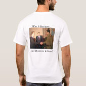 専攻のなKahnおよび核器官-戦争はビジネスです Tシャツ (裏面)