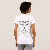 専有物で浸った誰も発汗しませんでした Tシャツ (裏面フル)