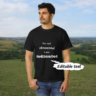 専用の取り付けられていないおもしろい引用文カスタム文字 Tシャツ