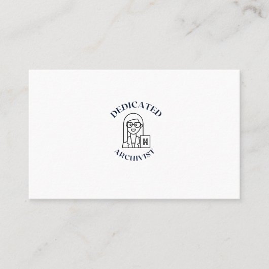 専用アーキビスト 名刺 (正面)
