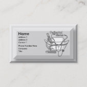 専用ナースコラージュ名前をカスタムする名刺 名刺 (正面)