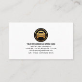 専用ハックニーのキャリッジ・ライン 名刺 (裏面)