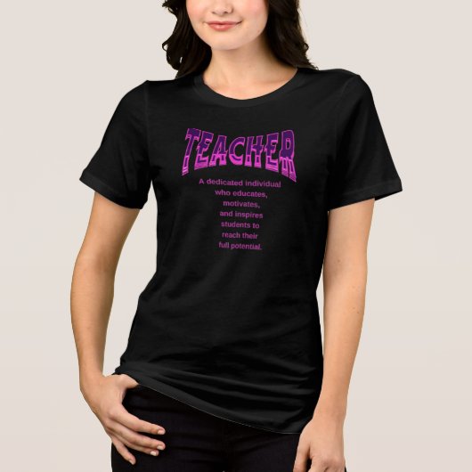 専用先生Tインスパイアシャツ:の未来 トライブレンドTシャツ (正面)