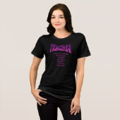 専用先生Tインスパイアシャツ:の未来 トライブレンドTシャツ (正面全面)