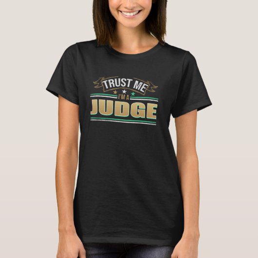 専門おもしろい引用文は裁判官である Tシャツ (正面)