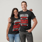 専門おもしろい引用文熟練の掘削技術者 Tシャツ (ユニセックス)