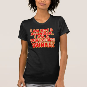 専門にビール飲むこと Tシャツ